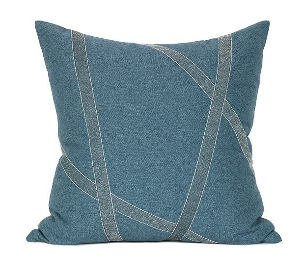 Light blue sofa pillows hot sale