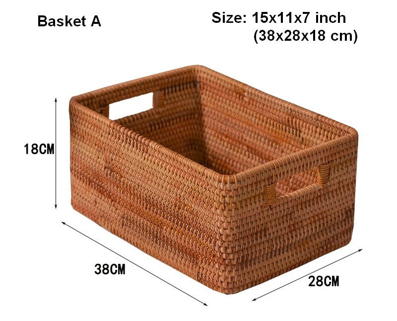 Wicker Storage Baskets Shelves  Woven Storage Baskets Shelves