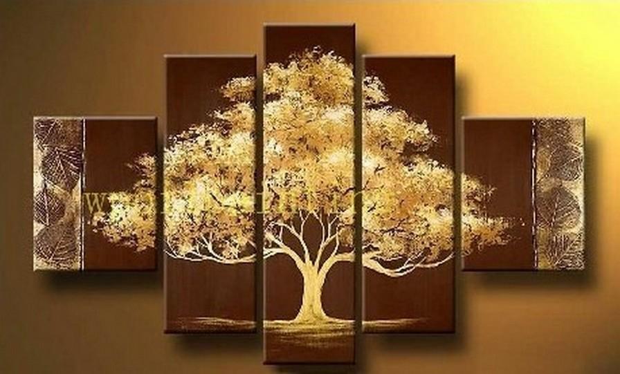 Tree of Life Abstract Painting Wall Art Impasto Sculpture Woodland