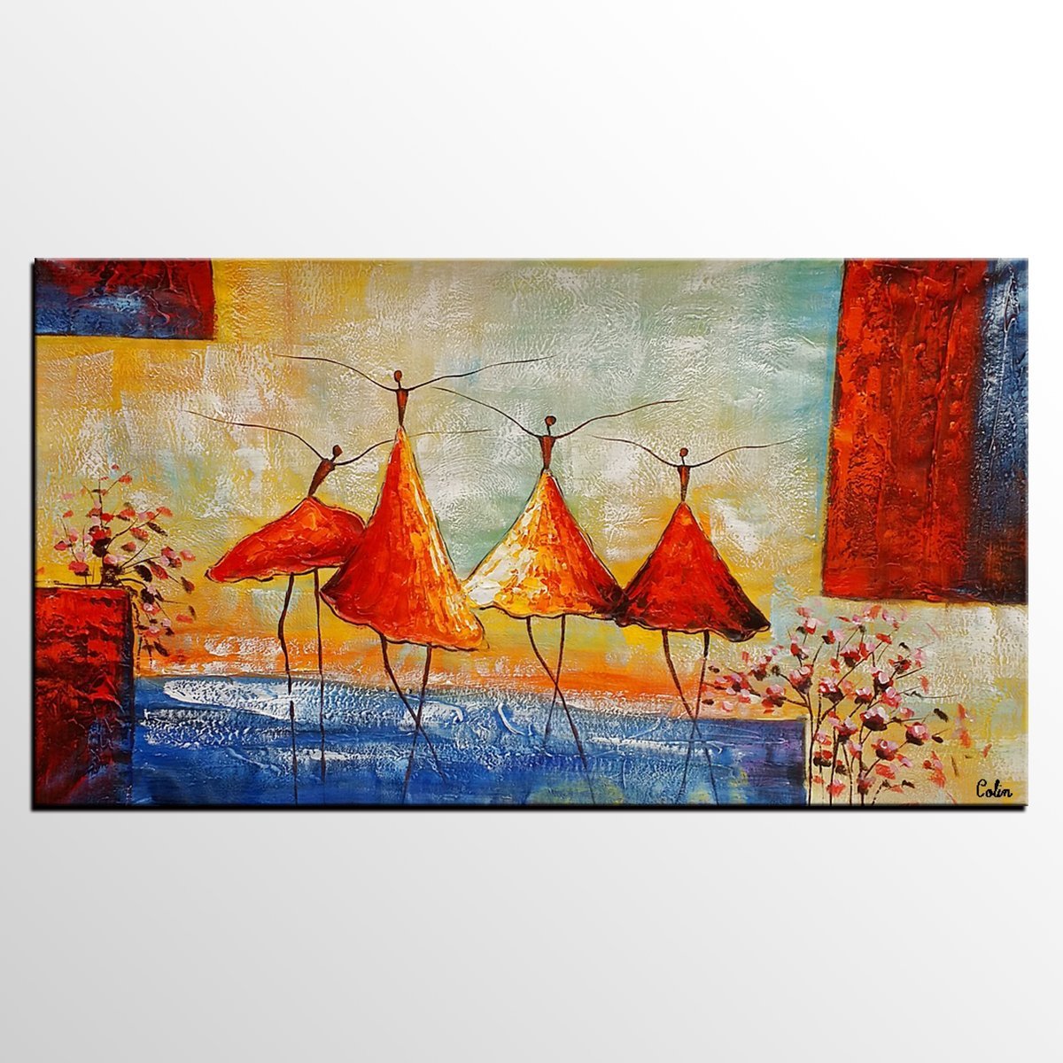 Simple Abstract Painting, Ballet Dancer Painting, Buy Wall Art Online, – Grace  Painting Crafts