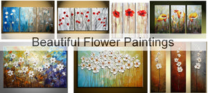 Beautiful Flower Paintings, Acrylic Flower Paintings, Easy Flower Painting Ideas for Beginners, Abstract Flower Paintings, Simple Acrylic Painting Ideas, Modern Wall Art Paintings