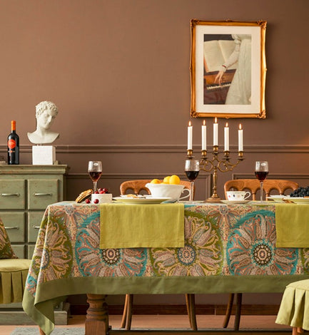 Large Tablecloths for Dining Room Table