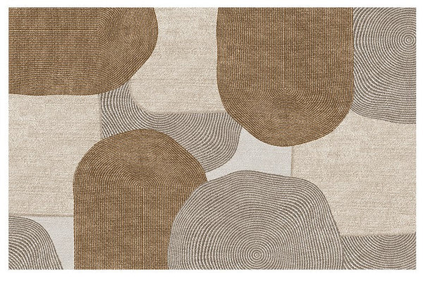 Abstract Area Rugs for Living Room, Modern Rugs for Interior Design, Contemporary Abstract Rugs for Dining Room-Grace Painting Crafts