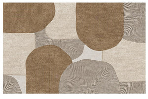 Unique Modern Rugs for Interior Design, Abstract Area Rugs for Living Room, Contemporary Abstract Rugs for Dining Room-Grace Painting Crafts