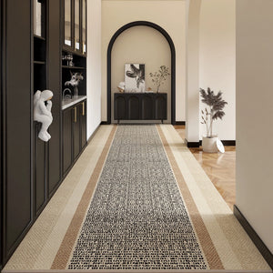 Extra Long Hallway Runners, Contepmorary Runner Rugs, Non Slip Modern Long Hallway Runners, Long Narrow Runner Rugs, Modern Entryway Runner Rug Ideas-Grace Painting Crafts