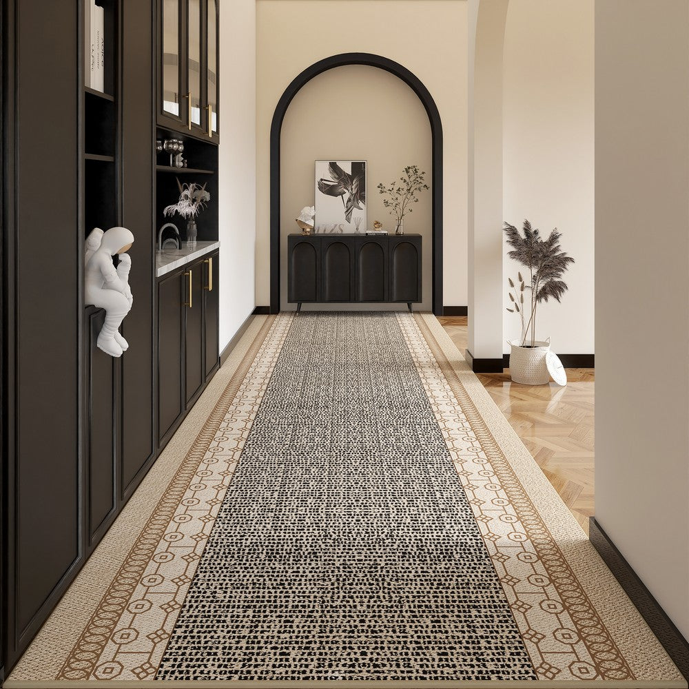 Extra Long Hallway Runners, Contepmorary Runner Rugs, Non Slip Modern Long Hallway Runners, Long Narrow Runner Rugs-Grace Painting Crafts