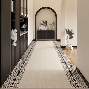 Modern Entryway Runner Rug Ideas, Extra Long Hallway Runners, Contepmorary Runner Rugs, Non Slip Modern Long Hallway Runners, Long Narrow Runner Rugs-Grace Painting Crafts