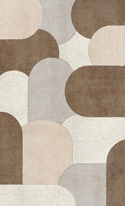 Abstract Geometric Modern Rugs, Contemporary Modern Rugs for Bedroom, Modern Rugs for Dining Room-Grace Painting Crafts