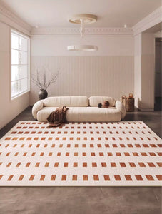 Modern Rug Ideas for Bedroom, Geometric Modern Rug Placement Ideas for Living Room, Contemporary Area Rugs for Dining Room-Grace Painting Crafts