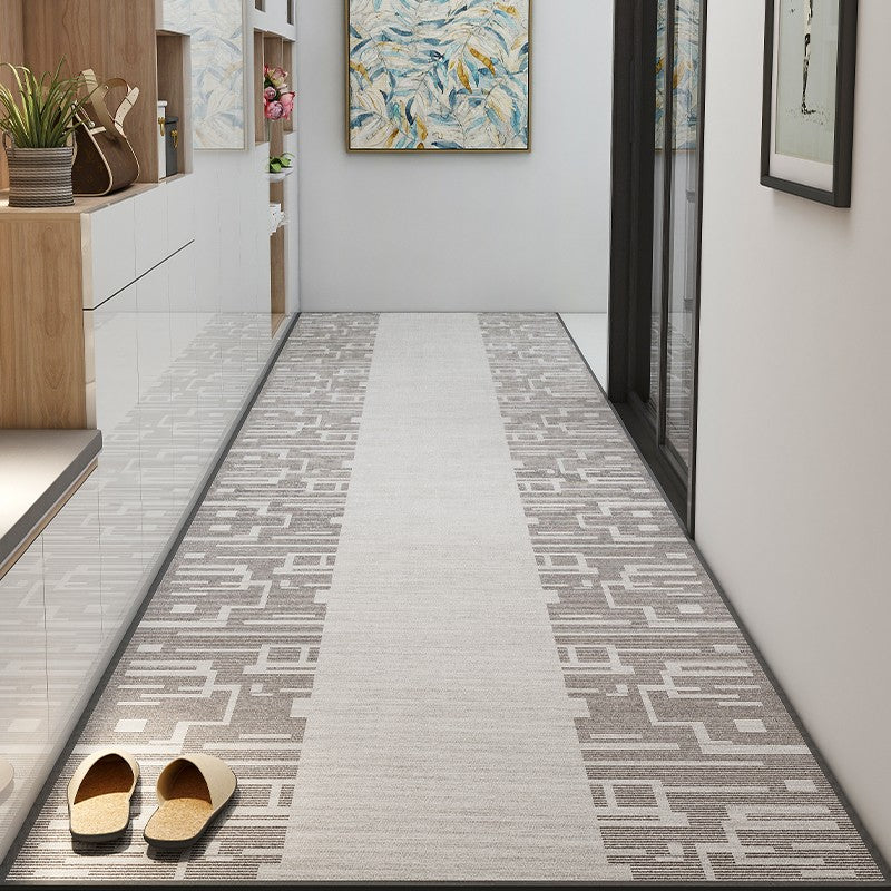 Light Grey Modern Long Hallway Runners, Entryway Runner Rug Ideas, Kitchen Runner Rugs, Long Hallway Runners, Long Narrow Runner Rugs, Entrance Hallway Runners-Grace Painting Crafts