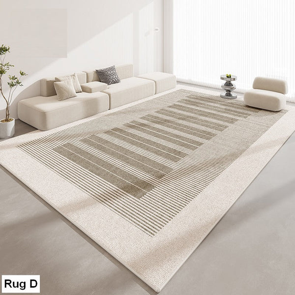 Geometric Modern Rug Placement Ideas for Dining Room, Abstract Contemporary Modern Rugs for Living Room, Extra Large Modern Rugs for Bedroom-Grace Painting Crafts