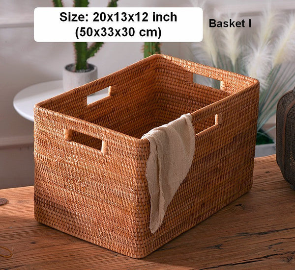 Storage Baskets for Toys, Rectangular Storage Basket for Shelves, Storage Basket with Lid, Storage Baskets for Bathroom, Storage Baskets for Clothes-Grace Painting Crafts