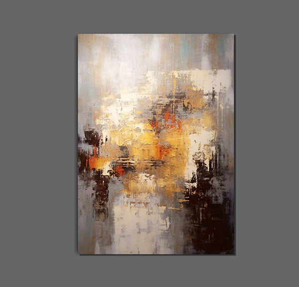 Simple Modern Art, Wall Art Paintings, Buy Paintings Online, Simple Abstract Painting, Large Paintings for Bedroom, Bedroom Wall Art Paintings-Grace Painting Crafts