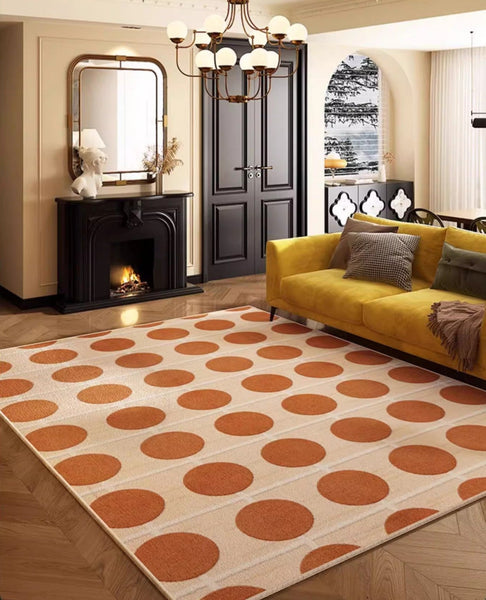 Geometric Contemporary Rugs for Dining Room, Bedroom Floor Rugs, Mid Century Modern Rug for Living Room, Modern Rugs for Living Room-Grace Painting Crafts