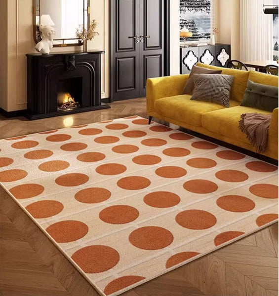 Bedroom Floor Rugs, Mid Century Modern Rug for Living Room, Geometric Contemporary Rugs for Dining Room, Modern Rugs for Living Room-Grace Painting Crafts