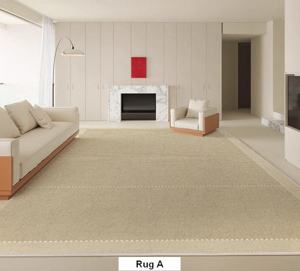 Bedroom Contemporary Soft Rugs, Rectangular Modern Rugs under Sofa, Large Modern Rugs in Living Room, Modern Rugs for Office, Dining Room Floor Carpets-Grace Painting Crafts