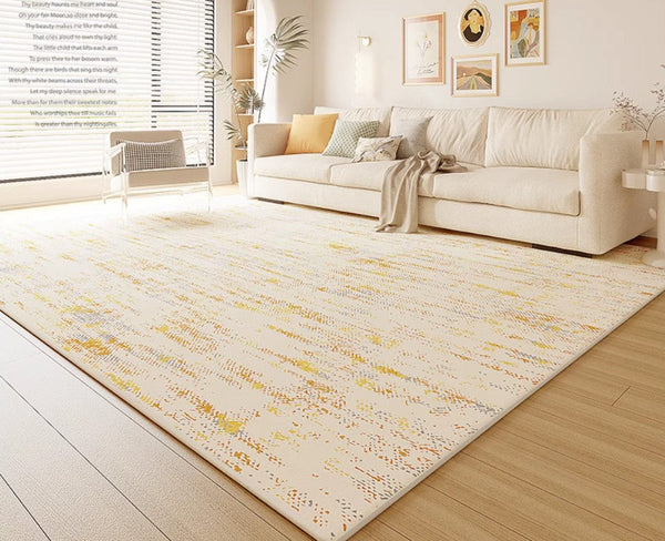 Washable Kitchen Area Rugs, Contemporary Rugs for Living Room, Large Modern Rugs for Dining Room, Modern Rugs Next to Bed-Grace Painting Crafts