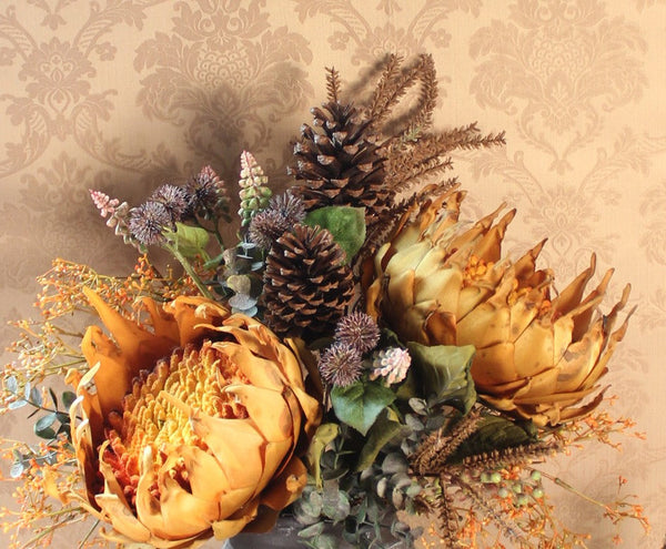 Large Bunch of Sunflowers Arrangement, Real Touch Faux Silk Floral Bouquet Table Centerpiece, Amazing Artificial Floral Arrangement for Dining Room-Grace Painting Crafts