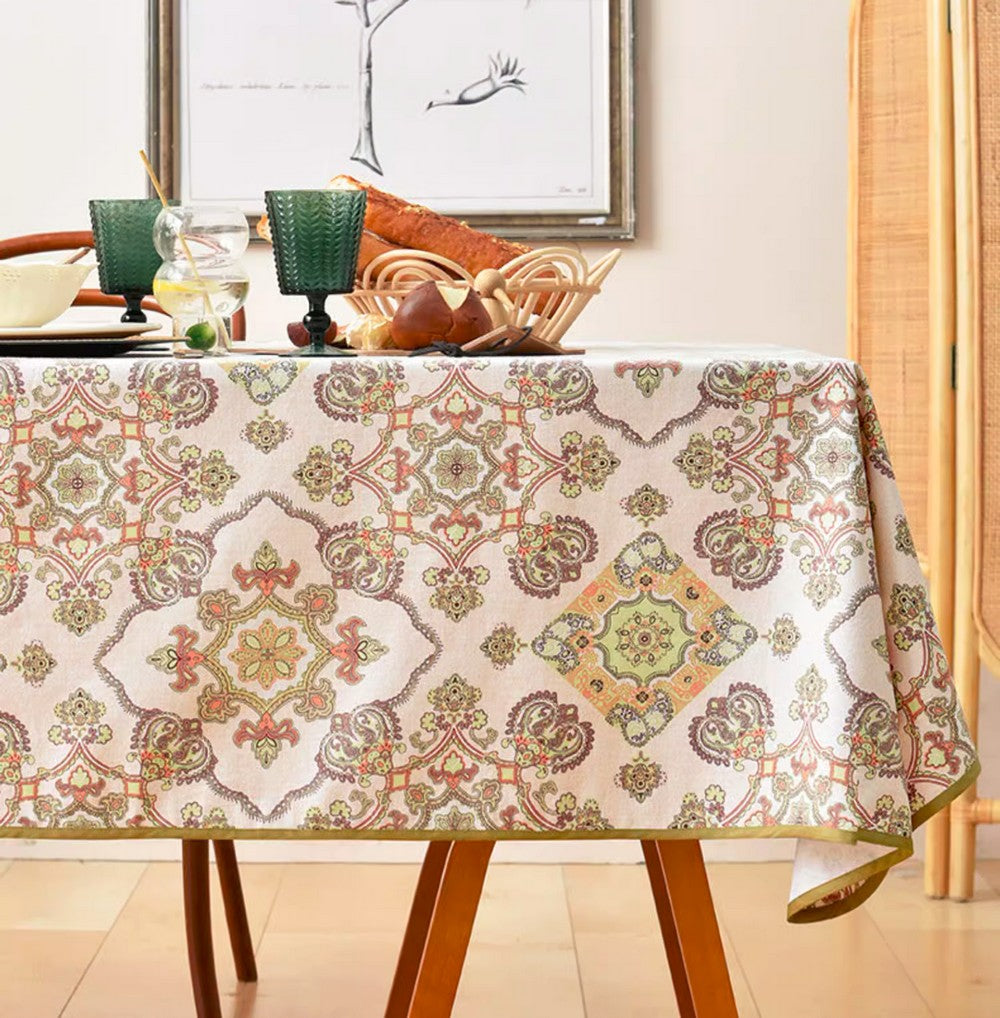 Large Rectangle Tablecloth for Dining Room Table, Rectangular Table Covers for Kitchen, Square Tablecloth for Coffee Table, Farmhouse Table Cloth, Wedding Tablecloth-Grace Painting Crafts