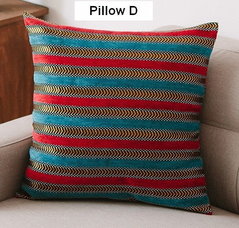 Decorative Throw Pillows for Living Room, Bohemian Style Chenille Pillow Cover, Bohemian Decorative Sofa Pillows-Grace Painting Crafts