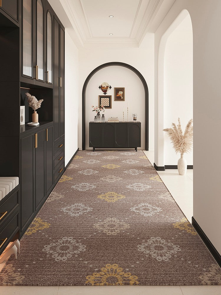 Entrance Hallway Runners, Modern Long Hallway Runners, Extra Long Narrow Runner Rugs, Washable Kitchen Runner Rugs, Easy Care Contemporary Entryway Runner Rug Ideas-Grace Painting Crafts