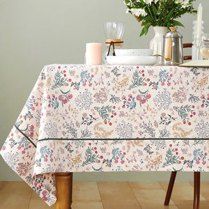 Large Rectangle Tablecloth for Dining Room Table, Rustic Table Covers for Kitchen, Country Farmhouse Tablecloth, Square Tablecloth for Round Table-Grace Painting Crafts