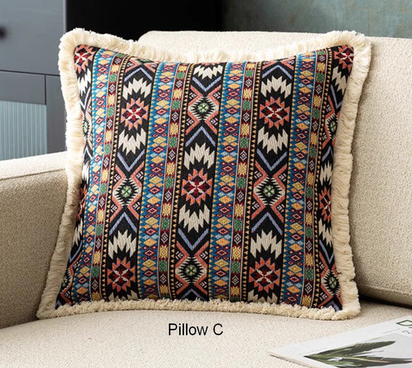 Unique Decorative Throw Pillows, Bohemian Decorative Sofa Pillows for Living Room, Extra Large Modern Geometric Pillows, Oriental Throw Pillow for Couch-Grace Painting Crafts