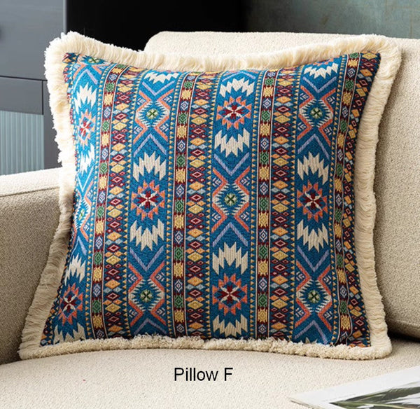 Unique Decorative Throw Pillows, Bohemian Decorative Sofa Pillows for Living Room, Extra Large Modern Geometric Pillows, Oriental Throw Pillow for Couch-Grace Painting Crafts