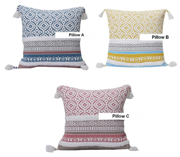 Contemporary Decorative Pillow Covers, Modern Decorative Pillow for Interior Design, Geometric Modern Sofa Pillows for Bedroom, Modern Square Pillows for Couch-Grace Painting Crafts