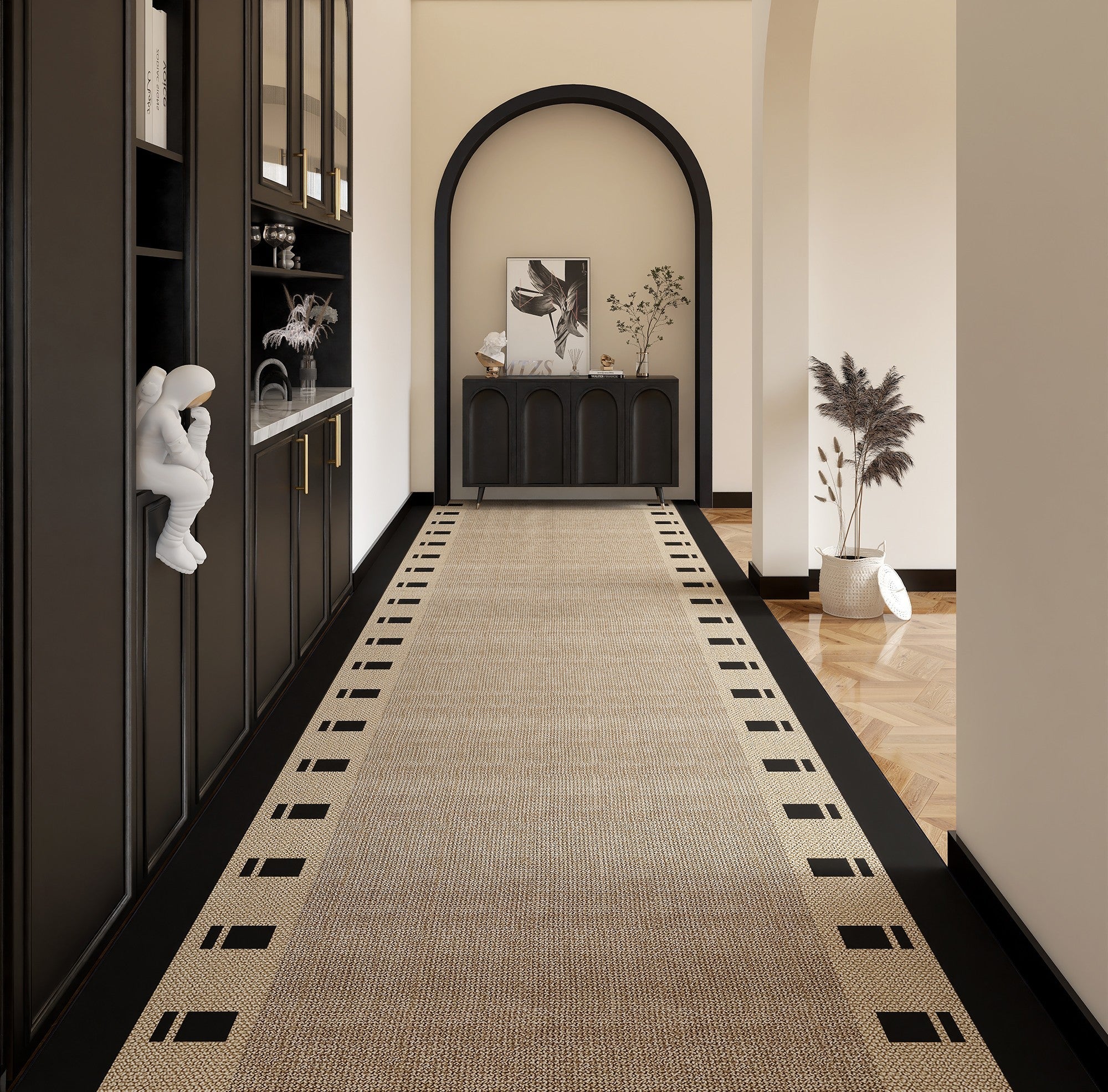 Non Slip Entryway Runner Rug Ideas, Entrance Hallway Runners, Modern Long Hallway Runners, Long Hallway Runners, Extra Long Narrow Runner Rugs, Kitchen Runner Rugs-Grace Painting Crafts