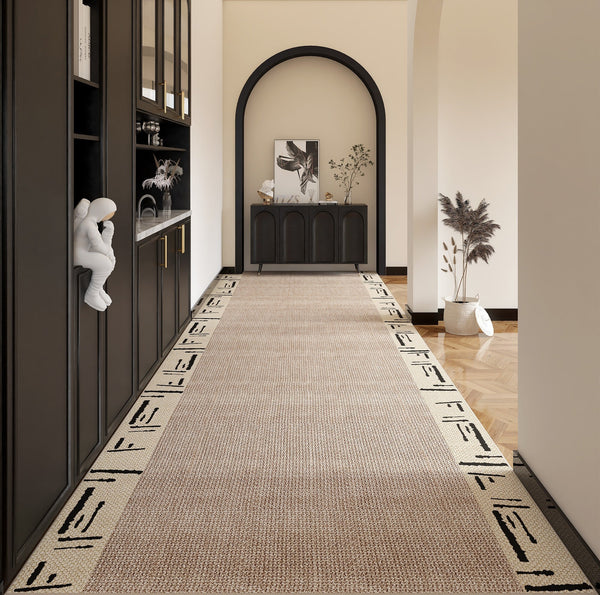 Modern Long Hallway Runners, Extra Long Entryway Runner Rug Ideas, Stain-resistant Non Slip Hallway Runner Rugs, Entrance Hallway Runners, Long Narrow Runner Rugs-Grace Painting Crafts