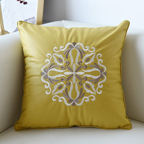 Modern Throw Pillows, Decorative Flower Pattern Throw Pillows for Couch, Contemporary Decorative Pillows, Modern Sofa Pillows-Grace Painting Crafts