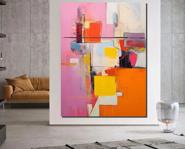 Extra Large Wall Art Painting, Hand Painted Acrylic Painting, Modern Contemporary Abstract Artwork, Acrylic Painting for Living Room, Buy Paintings Online-Grace Painting Crafts