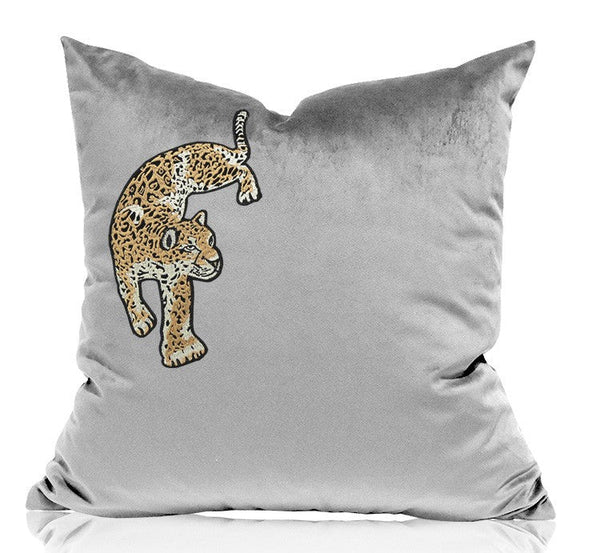 Cheetah Decorative Throw Pillows, Decorative Pillows for Living Room, Modern Sofa Pillows, Contemporary Throw Pillows-Grace Painting Crafts