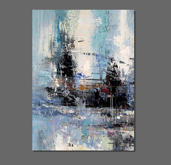 Large Paintings for Dining Room, Acrylic Painting on Canvas, Simple Abstract Art, Wall Art Paintings for Bedroom, Simple Modern Art Paintings-Grace Painting Crafts