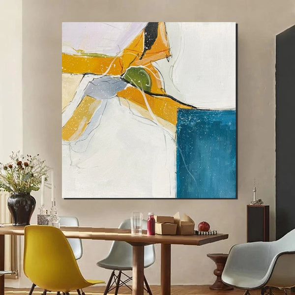 Bedroom Wall Art Paintings, Contemporary Wall Art Paintings, Acrylic Paintings for Living Room, Large Simple Modern Art, Abstract Acrylic Painting-Grace Painting Crafts