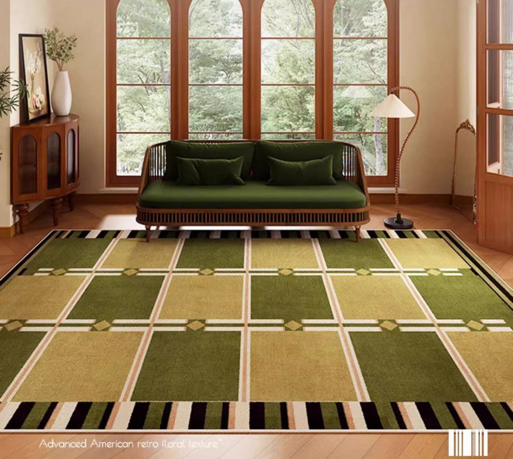 Contemporary Modern Rugs, Geometric Contemporary Rugs Next to Bed, Modern Rugs for Dining Room, Mid Century Area Rugs for Living Room-Grace Painting Crafts