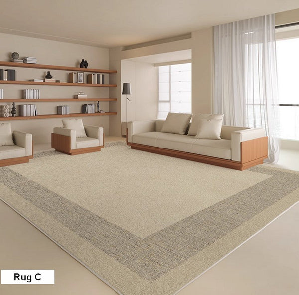 Living Room Modern Rugs, Bedroom Contemporary Soft Rugs, Rectangular Modern Rugs under Sofa, Modern Rugs for Office, Dining Room Floor Carpets-Grace Painting Crafts