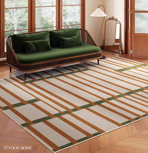 Modern Rug Ideas for Bedroom, Geometric Modern Rug Placement Ideas for Living Room, Contemporary Area Rugs for Dining Room-Grace Painting Crafts