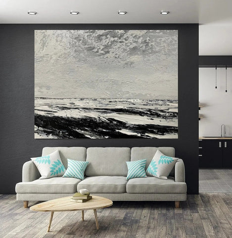 Large Paintings for Living Room, Extra Large Paintings, Acrylic Abstract Art, Modern Abstract Acrylic Painting, Living Room Wall Painting-Grace Painting Crafts