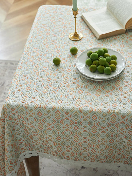 Modern Tablecloth for Home Decoration, Large Square Tablecloth for Round Table, Extra Large Rectangle Tablecloth for Dining Room Table-Grace Painting Crafts