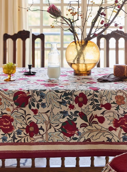 Oversied Modern Rectangular Tablecloth for Dining Room Table, Square Tablecloth for Kitchen, Extra Large Table Covers for Round Table-Grace Painting Crafts