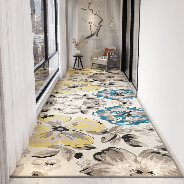 Washable Kitchen Runner Rugs, Entryway Runner Rug Ideas, Modern Long Hallway Runners, Extra Long Narrow Runner Rugs, Bedside Long Runner Rugs-Grace Painting Crafts