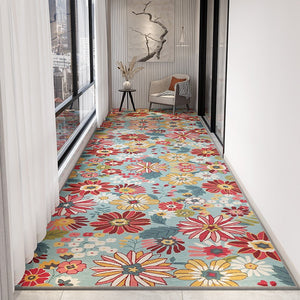 Modern Long Hallway Runners, Extra Long Narrow Runner Rugs, Kitchen Runner Rugs, Washable Entryway Runner Rug Ideas, Bedside Long Runner Rugs-Grace Painting Crafts