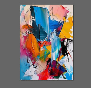 Acrylic Painting for Living Room, Hand Painted Acrylic Painting, Extra Large Wall Art Painting, Modern Contemporary Abstract Artwork, Buy Paintings Online-Grace Painting Crafts