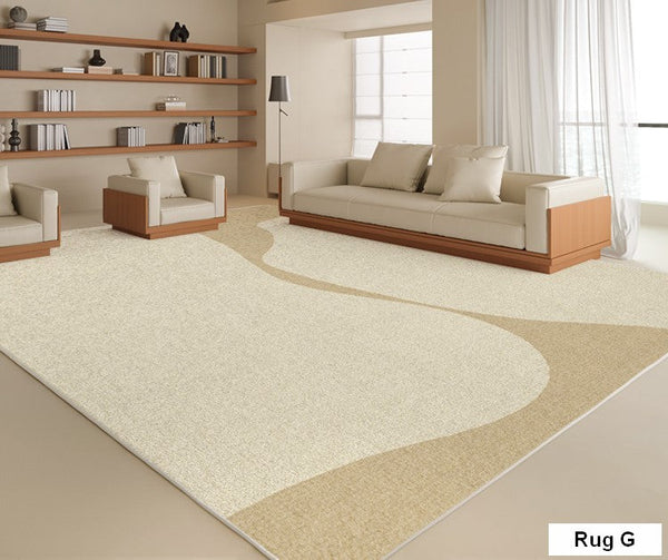 Bedroom Contemporary Soft Rugs, Rectangular Modern Rugs under Sofa, Large Modern Rugs in Living Room, Modern Rugs for Office, Dining Room Floor Carpets-Grace Painting Crafts