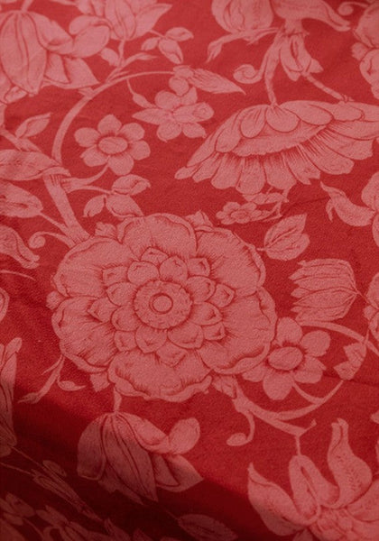 Long Rectangle Tablecloth for Dining Room Table, Christmas Table Cloth, Wedding Tablecloth, Red Flower Pattern Tablecloth for Home Decoration, Square Tablecloth-Grace Painting Crafts