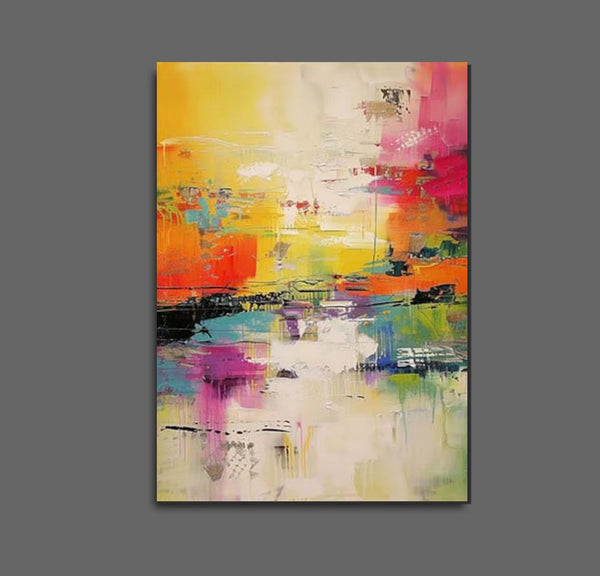 Hand Painted Acrylic Painting, Acrylic Painting for Living Room, Extra Large Wall Art Painting, Modern Contemporary Abstract Artwork, Buy Paintings Online-Grace Painting Crafts