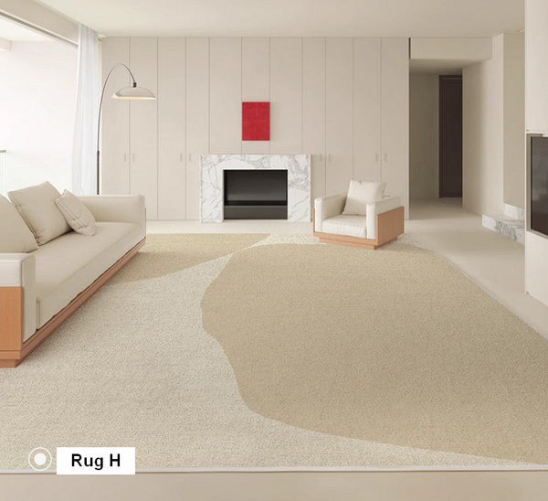 Soft Contemporary Rugs for Bedroom, Rectangular Modern Rugs under Sofa, Large Modern Rugs in Living Room, Dining Room Floor Carpets, Modern Rugs for Office-Grace Painting Crafts