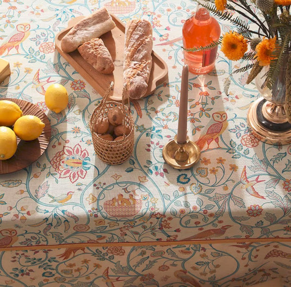 Outdoor Picnic Tablecloth, Large Modern Rectangle Tablecloth Ideas for Dining Room Table, Rustic Farmhouse Table Cover, Square Tablecloth for Round Table-Grace Painting Crafts